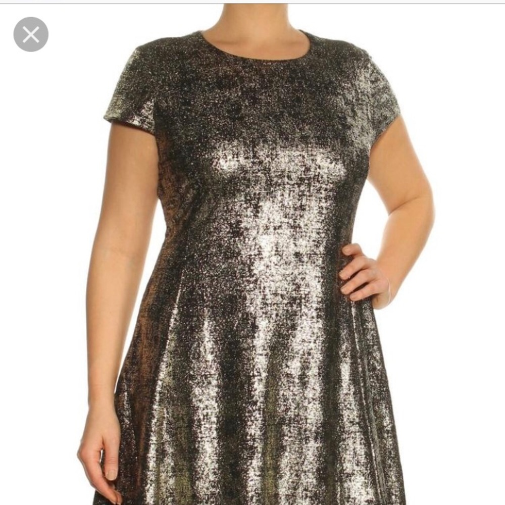 Gold Swing Cocktail dress